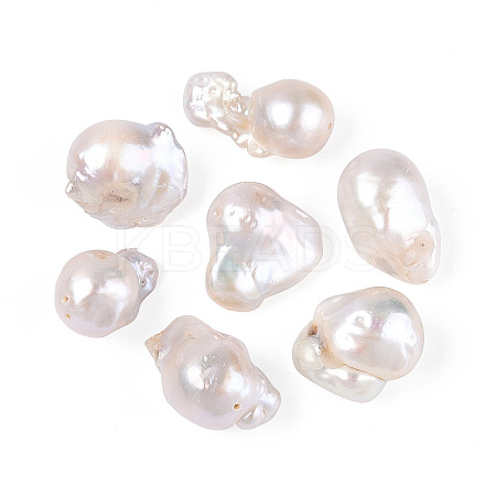 Natural Cultured Freshwater Baroque Style Keshi Pearl Beads LS-PEAR-N012-J21-02-1
