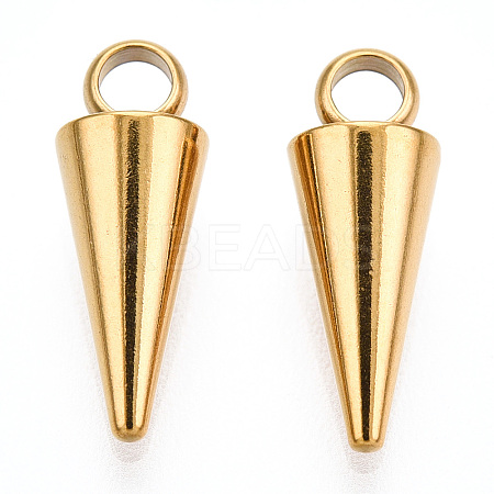 Rack Plating 201 Stainless Steel Charms STAS-S119-110G-1