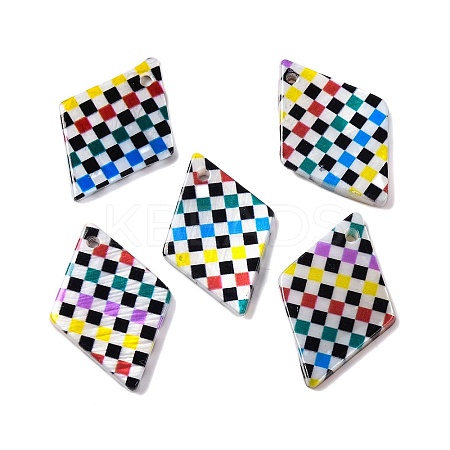 Natural Freshwater Shell Pendants BSHE-S304-19A-1