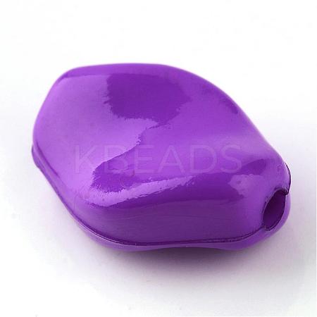 Opaque Acrylic Beads SACR-Q152-C13-1