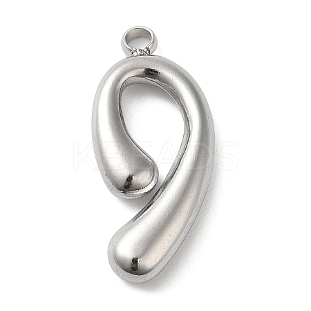 Non-Tarnish 304 Stainless Steel Pendants STAS-C079-15P-1
