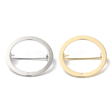 Brass Brooch Base Settings KK-U013-(KK-1