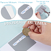 Paper Coated Scratch Off Film Password Sticker DIY-WH0496-67-4