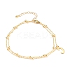 Double Layer Anklets AJEW-AN00309-02-1
