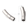 Tarnish Resistant 304 Stainless Steel Bayonet Clasps STAS-F131-22P-3
