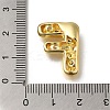 Brass with Cubic Zirconia Pendants KK-Q818-03F-G-3