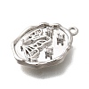 Brass Micro Pave Cubic Zirconia Pendants LS-KK-Q035-16C-P-2