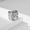 Cross 304 Stainless Steel Finger Rings FS-WG16BAC-05-2