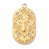 304 Stainless Steel Pendants STAS-F349-03G-07-1