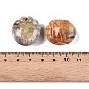 Natural Crazy Agate Footprint Figurines DJEW-N003-02G-3