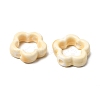 Flower Hollow Glazed Porcelain Bead Frame PORC-A034-09H-2
