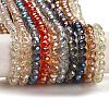 Electroplate Glass Beads Strands EGLA-D020-4x3mm-M2-2