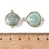 Brass Connector Charms G-H323-01G-06-3