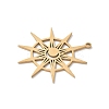 201 Stainless Steel Pendants STAS-K298-07G-2