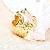 Brass Cuff Rings for Women RJEW-F183-02A-G-3