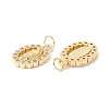 Rack Plating Brass Micro Pave Clear Cubic Zirconia Pendants X-ZIRC-I057-23G-2