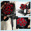 Polyester Flower Bouquet Wrapping Mesh Paper ORIB-WH0007-02B-01-6