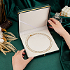 Square PU Leather Pearl Necklace Box LBOX-WH0002-06A-4