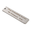 Non-Tarnish 201 Stainless Steel Big Pendants STAS-L079-027D-P-2