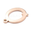 PVD Vacuum Plating  304 Stainless Steel Charms STAS-H112-Q-RG-3