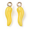 Alloy Enamel Pendants ENAM-N054-70E-3