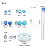 DIY Blue Series Jewelry Making Kits DIY-YW0003-05B-4