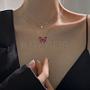 30Pcs 15 Style Light Gold Alloy Enamel Pendants ENAM-CW0001-16-6