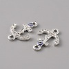 Alloy Enamel Evil Eye Connector Charms FIND-TAC0017-02G-2