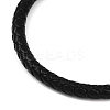 Leather Braided Cord Bracelet with 304 Stainless Steel Clasp for Men Women BJEW-C021-15-3