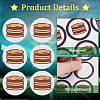 PVC Plastic Waterproof Stickers LS-DIY-WH0386-18D-4