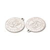 Non-Tarnish 304 Stainless Steel Pendants STAS-A074-03A-P-3
