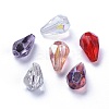 Electroplate Czech Glass Beads GLAA-O018-15-3