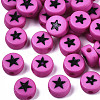 Opaque Acrylic Beads LS-MACR-N008-32B-1