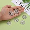 Tibetan Style Filigree Joiners Links TIBE-A11623-AS-FF-5