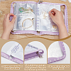 PVC Loose Leaf Jewelry Storage Bag ODIS-WH0038-90D-4