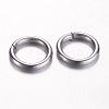 Tarnish Resistant 304 Stainless Steel Open Jump Rings X-STAS-D438-03-2