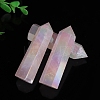 Point Tower Natural Rose Quartz Healing Stone Wands PW-WG45935-01-3