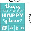 Self-Adhesive Silk Screen Printing Stencil DIY-WH0337-013-2