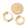 Brass Micro Pave Cubic Zirconia Hoop Earrings LS-EJEW-H152-01B-G-5