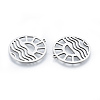 Non-Tarnish 201 Stainless Steel Pendants STAS-N090-LA912-1-3
