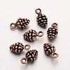 Tibetan Style Alloy Pendants S-TIBEP-ZA10-0909Y-R-1