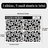 Rectangle PVC Plastic Waterproof Card Stickers DIY-WH0432-368-2