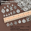 60Pcs 10 Styles Tibetan Style Alloy Pendants FIND-YW0006-45-1