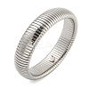 Non-Tarnish 304 Stainless Steel Spring Bangles for Women Men BJEW-U003-02F-P-1