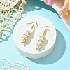 3 Pairs Oval Glass Seed Dangle Earrings EJEW-MZ00147-4