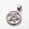 Trendy 304 Stainless Steel Pendants STAS-M036-03AS-2