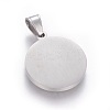 304 Stainless Steel Enamel Pendants STAS-E439-90I-P-2