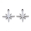 Tarnish Resistant 304 Stainless Steel Pendants STAS-N092-37-2