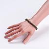 Natural Ruby in Zoisite Stretch Bracelets BJEW-JB03188-03-3