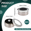 Alloy Loose Diamond Boxes CON-WH0104-11B-P-2